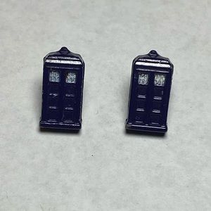 Doctor Who Tardis Earrings